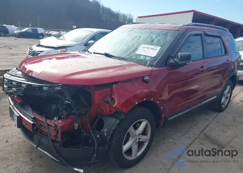 2016 Ford Explorer Xlt z USA, uszkodzony, nr VIN 1FM5K8D82GGD35630